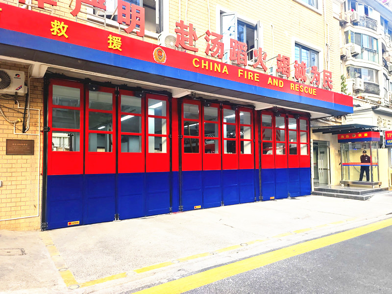 上海消防救援铝合金折叠门